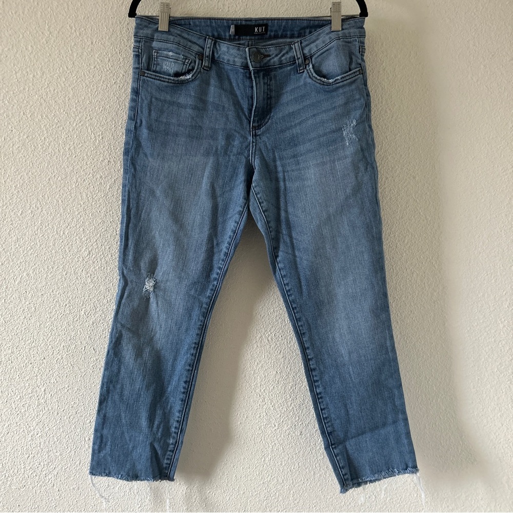 Kut From The Cloth Reese Ankle Straight Casual Everyday Spring Jeans Women’s 8P